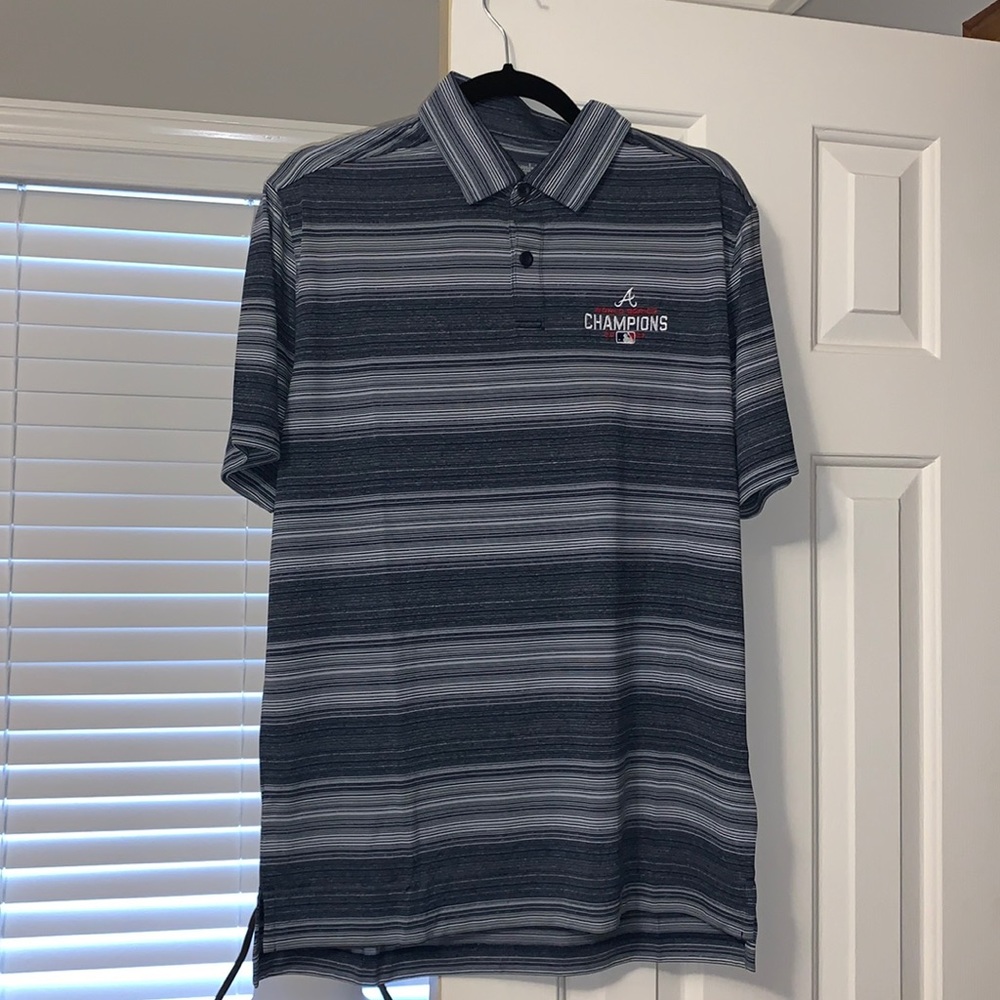 World Series 2021 Atlanta Braves Columbia Golf Polo - NWT - M